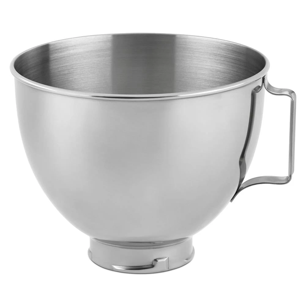 4.5 Quart Polished Stainless Steel Bowl with Handle K45SBWH
