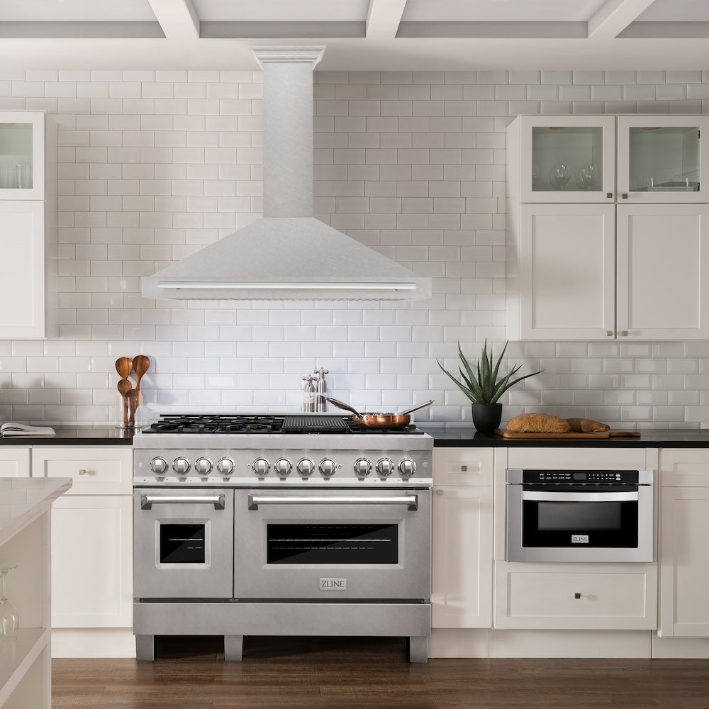 48" DuraSnow® Range Hood with Shell and Handle - DuraSnow® KB4SNX48