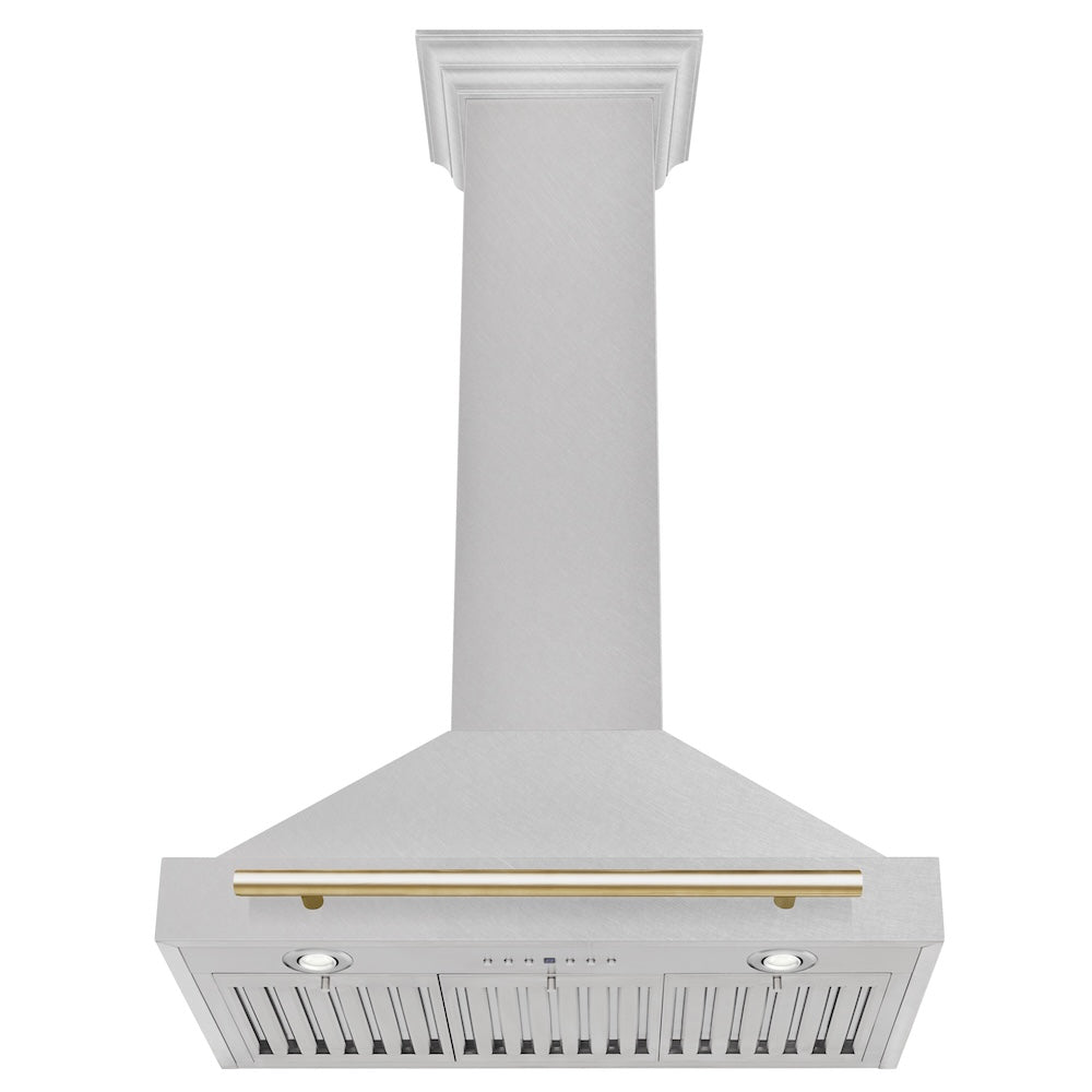 30" Autograph Edition Range Hood with Gold Handle KB4SNZ30G