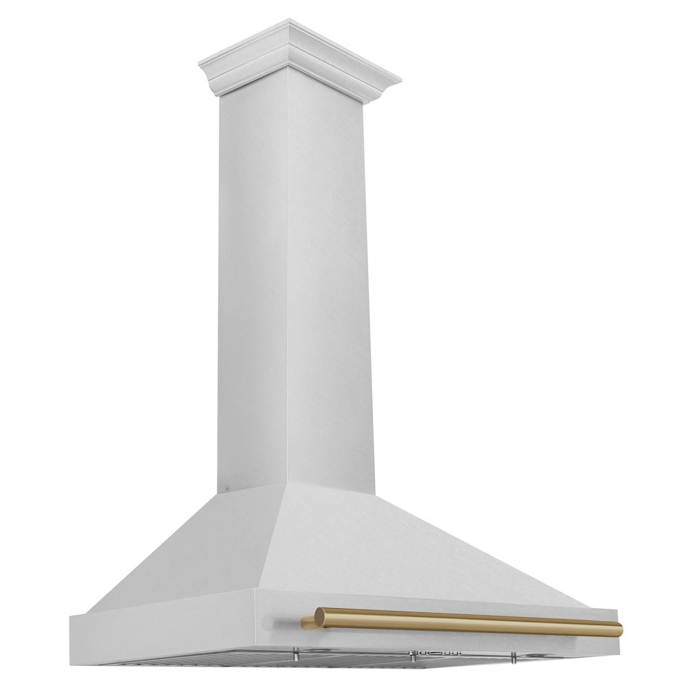 36" Autograph Edition Range Hood with Champagne Bronze Handle KB4SNZ36CB
