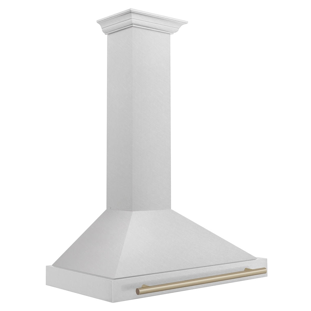 36" Autograph Edition Range Hood with Champagne Bronze Handle KB4SNZ36CB