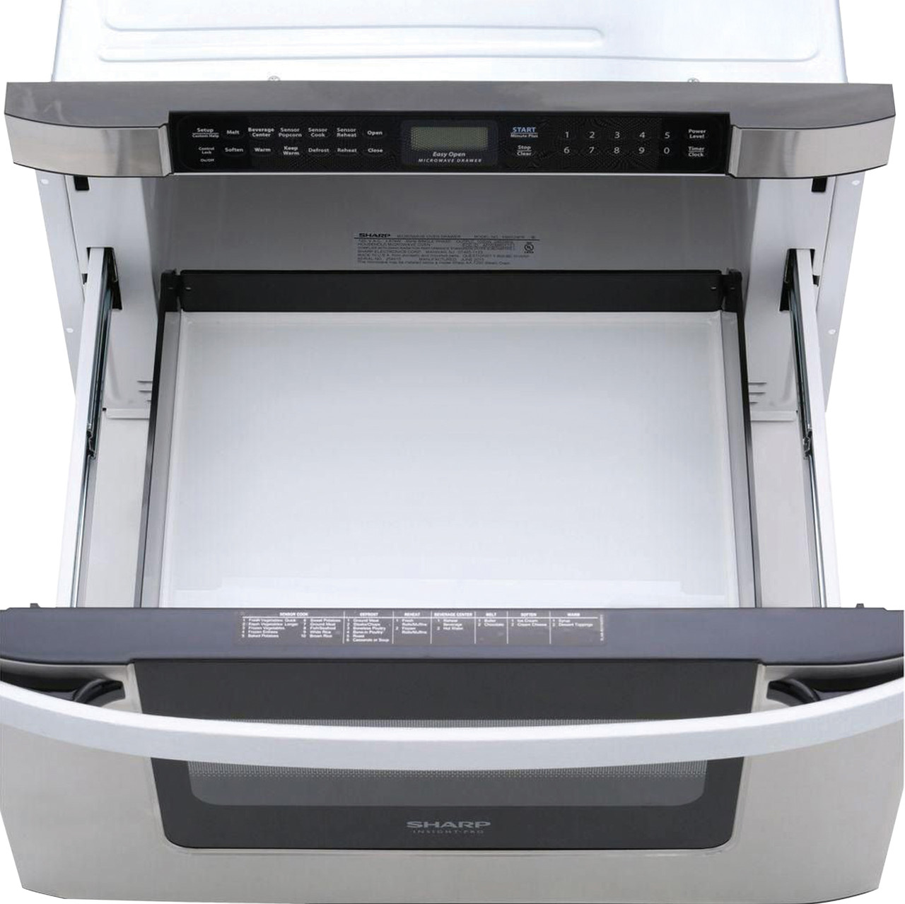 24 In. 1.2 Cu. Ft. 950w Easy Open Stainless Steel Microwave Drawer KB6524PSY