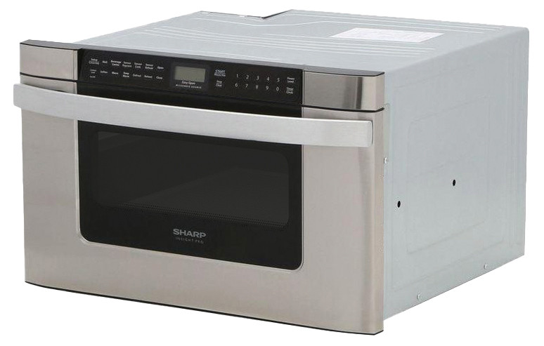 24 In. 1.2 Cu. Ft. 950w Easy Open Stainless Steel Microwave Drawer KB6524PSY