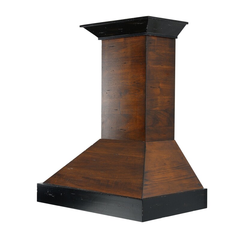 Convertible Vent Wooden Wall Mount Range Hood in Antigua and (KBAR) - 30 Inch KBAR30
