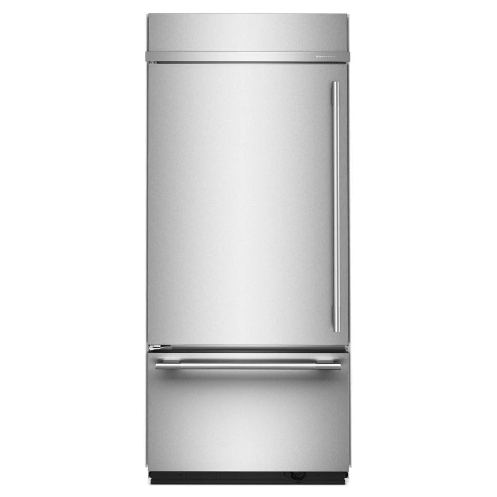 20.8 Cu. Ft. 36" Built-In Bottom Mount Refrigerator with Platinum Interior KBBL336SPS