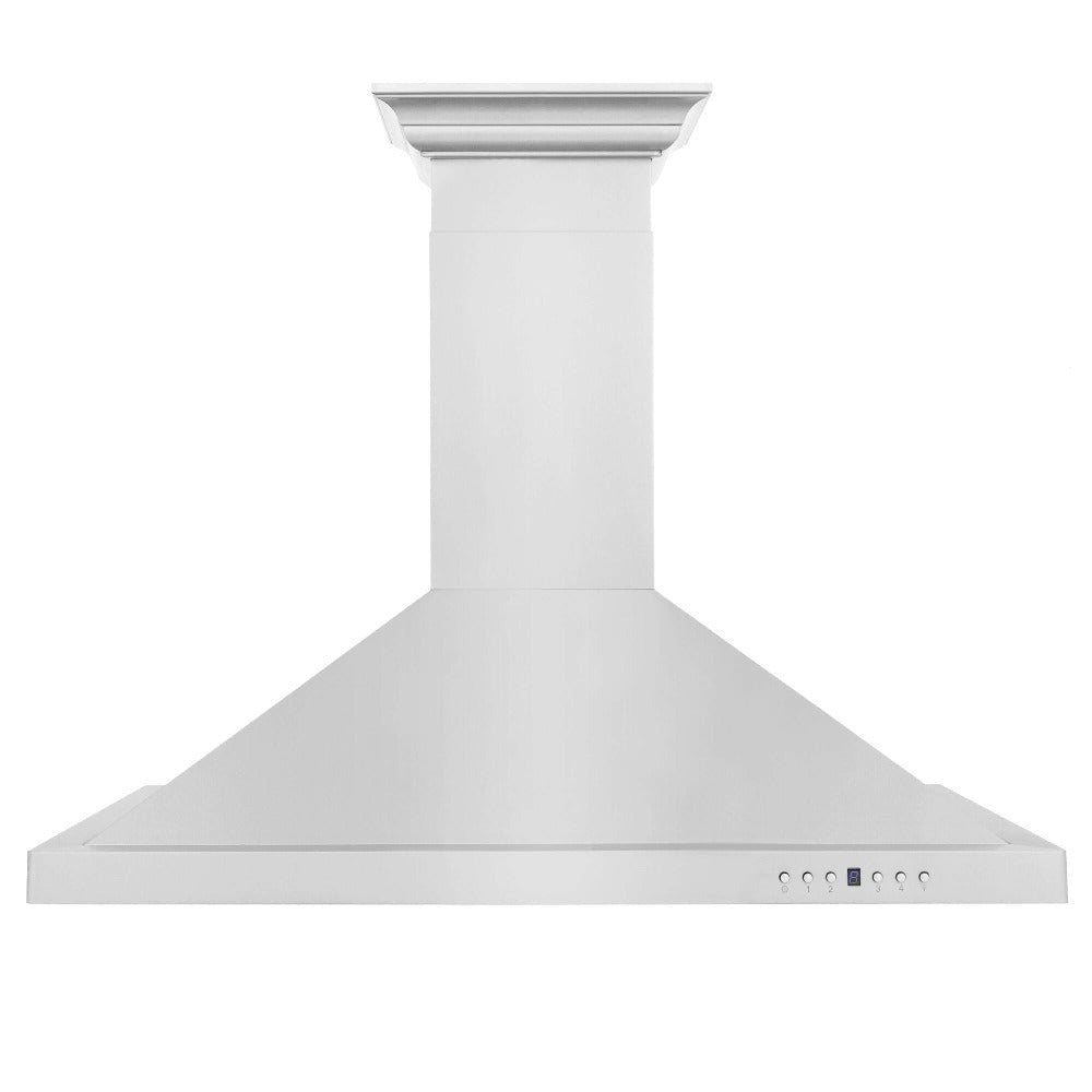 42" Convertible Vent Wall Mount Range Hood with Crown Molding KBCRN42