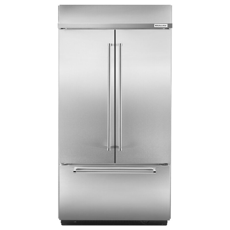 KitchenAid 24.2 Cu. Ft. 42" French Door Refrigerator with Platinum Interior Design in Stainless Steel Stainless Steel KBFN502ESS Picture 1