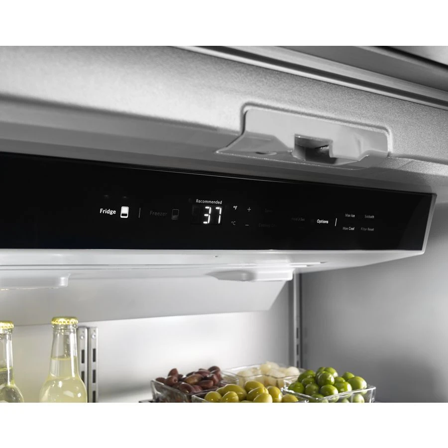 20.8 Cu. Ft. 36" Width Built In Stainless Steel French Door Refrigerator with Platinum Interior Design KBFN506EBS