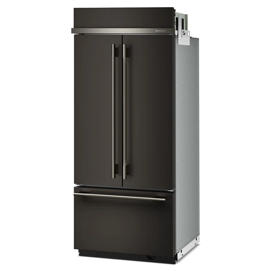20.8 Cu. Ft. 36" Built-in French Door Bottom Mount Refrigerator With Platinum Interior KBFN536SBE