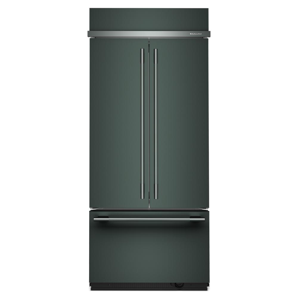 KITCHENAID KBFN536SJP 20.8 Cu. Ft. Built-In French Door Bottom Mount Refrigerator - Thumbnail 4
