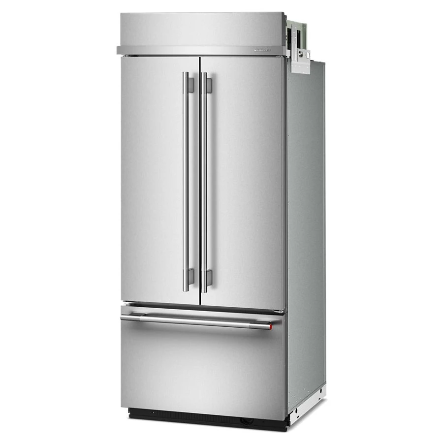 20.8 Cu. Ft. 36" Built-In French Door Bottom Mount Refrigerator with Platinum Interior KBFN536SPS