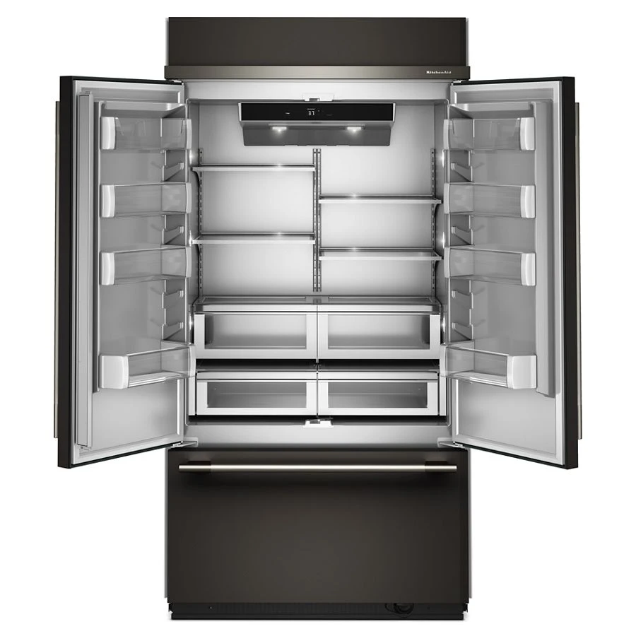 24.2 Cu. Ft. 42" Built-In French Door Bottom Mount Refrigerator with Platinum Interior KBFN542SBE
