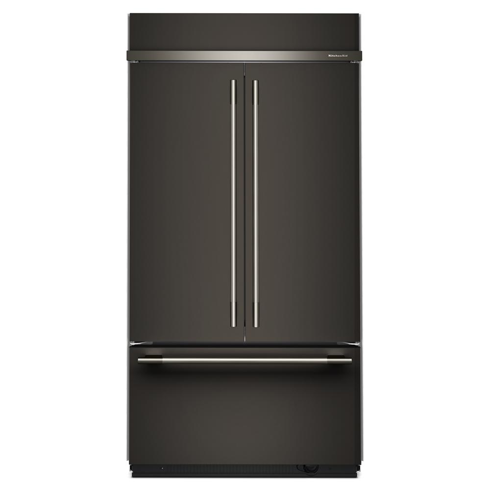 KitchenAid 24.2 Cu. Ft. 42" Built-In French Door Bottom Mount Refrigerator with Platinum Interior - Thumbnail 2