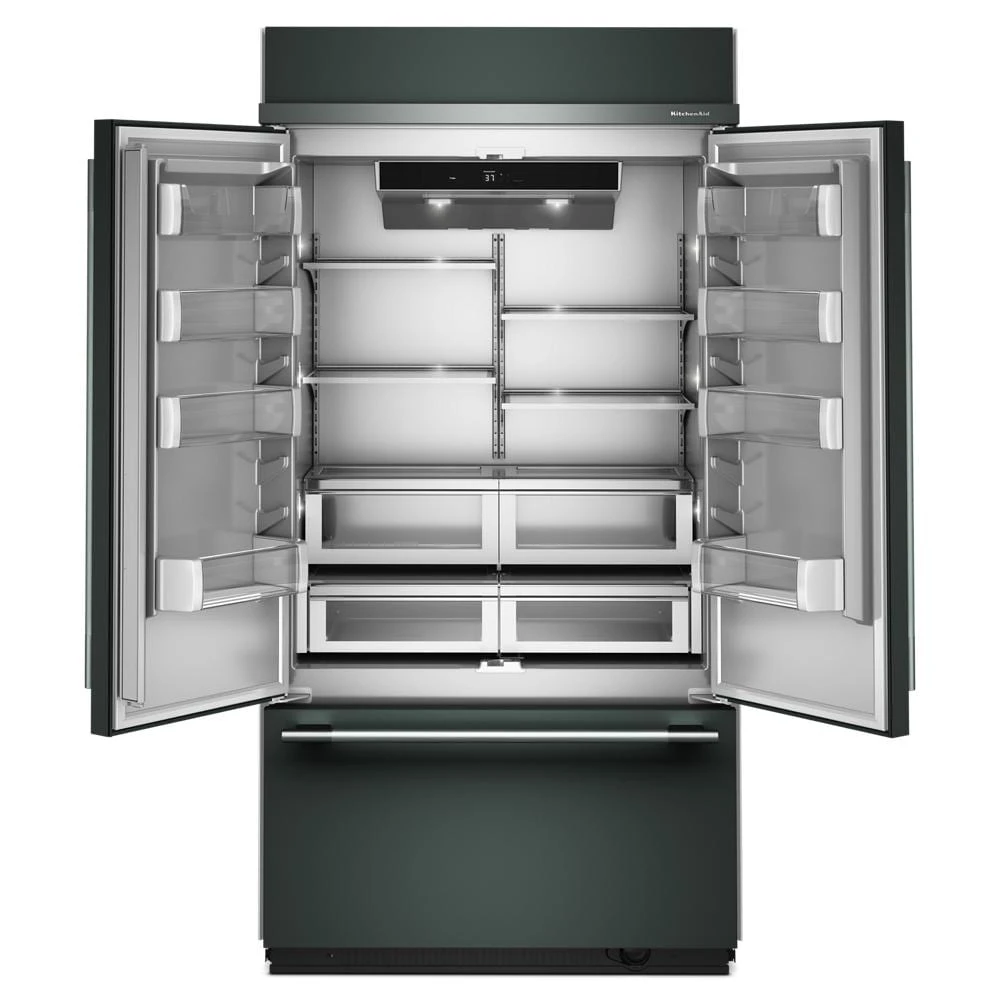 24.2 Cu. Ft. 42" Built-In French Door Bottom Mount Refrigerator with Platinum Interior KBFN542SJP