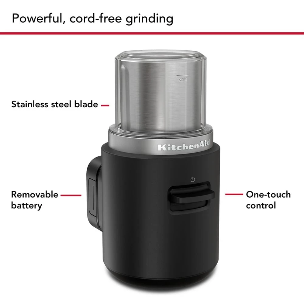 Go Cordless Blade Coffee Grinder - battery included KBGR111BM