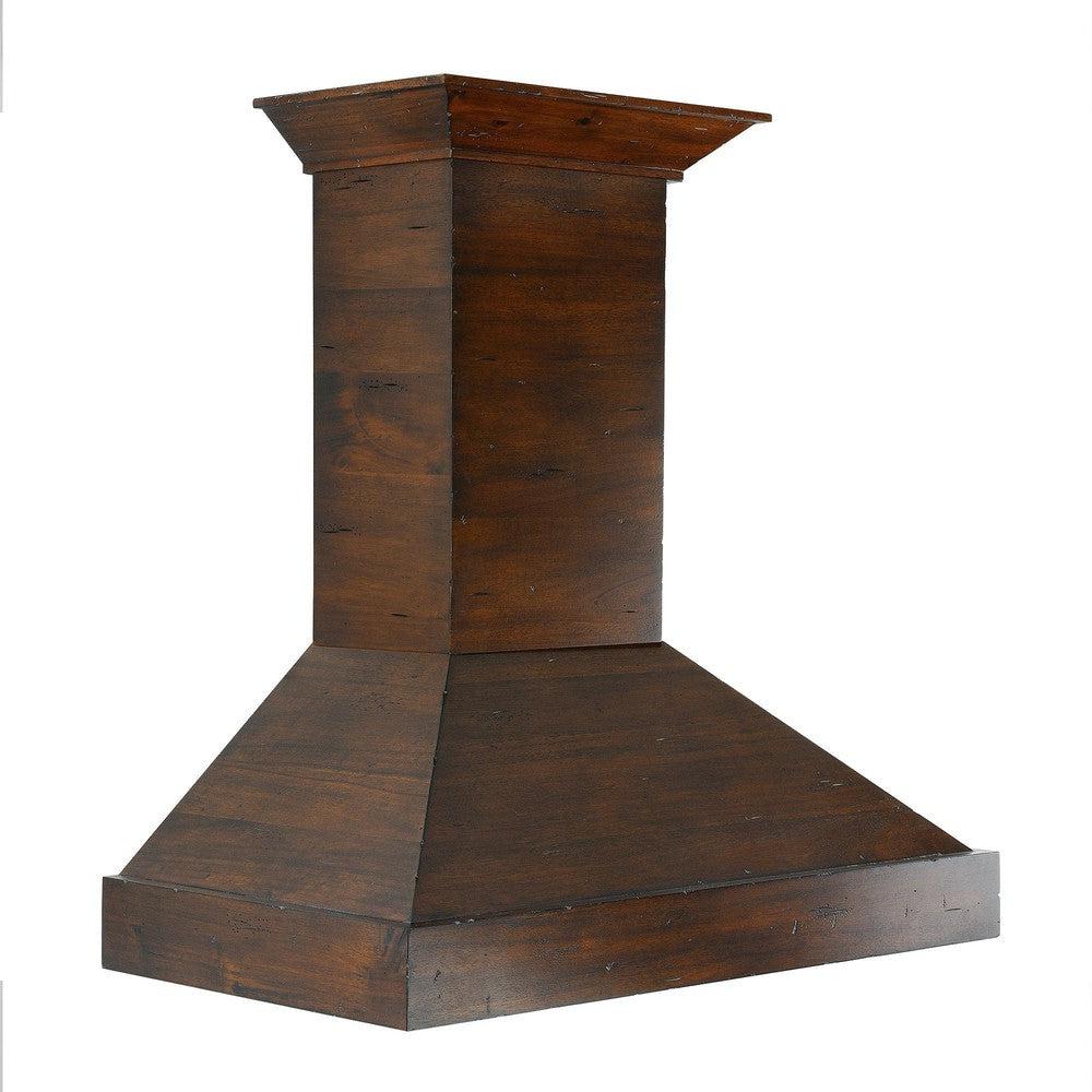 Convertible Vent Wooden Wall Mount Range Hood (KBRR) - 48 inch KBRR48