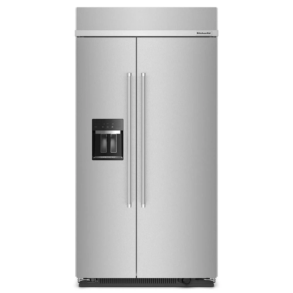 25.1 Cu. Ft. 42" Built-In Side-by-Side Refrigerator with Ice and Water Dispenser KBSD702MPS