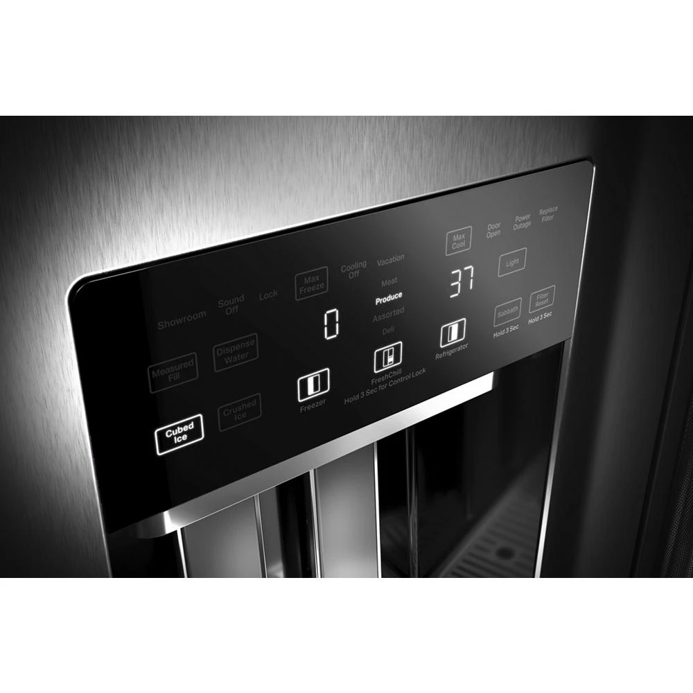 25.1 Cu. Ft. 42" Built-In Side-by-Side Refrigerator with Ice and Water Dispenser KBSD702MPS