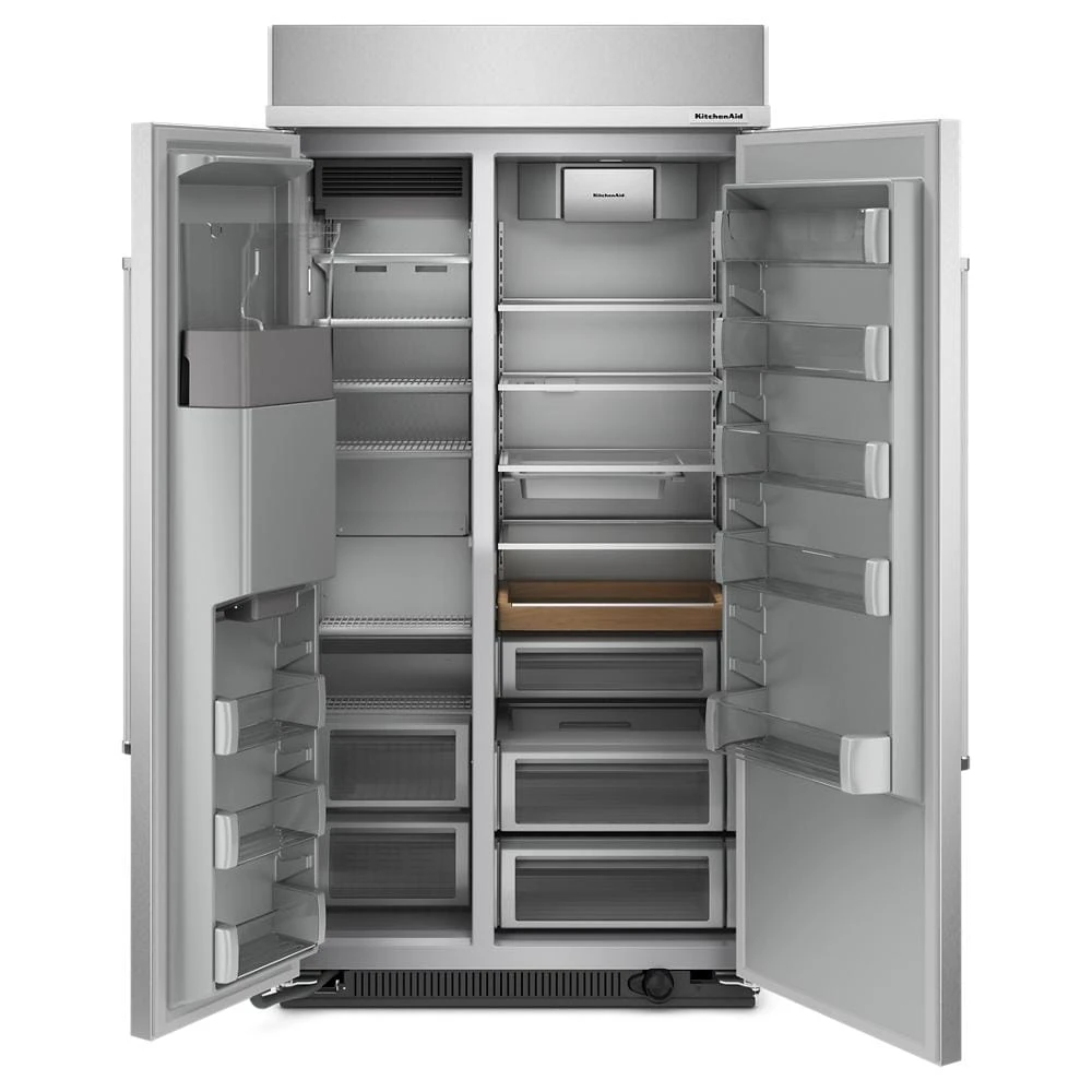 25.1 Cu. Ft. 42" Built-In Side-by-Side Refrigerator with Ice and Water Dispenser KBSD702MPS