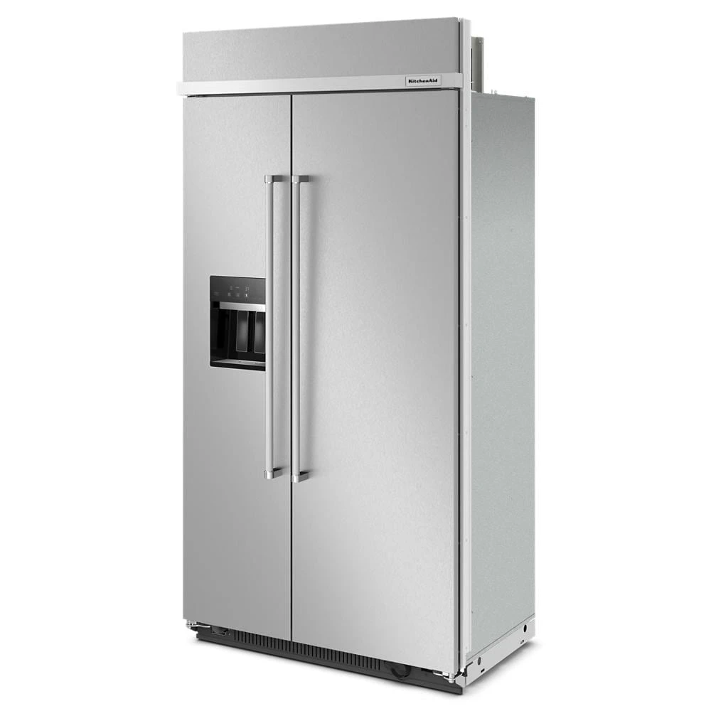25.1 Cu. Ft. 42" Built-In Side-by-Side Refrigerator with Ice and Water Dispenser KBSD702MPS