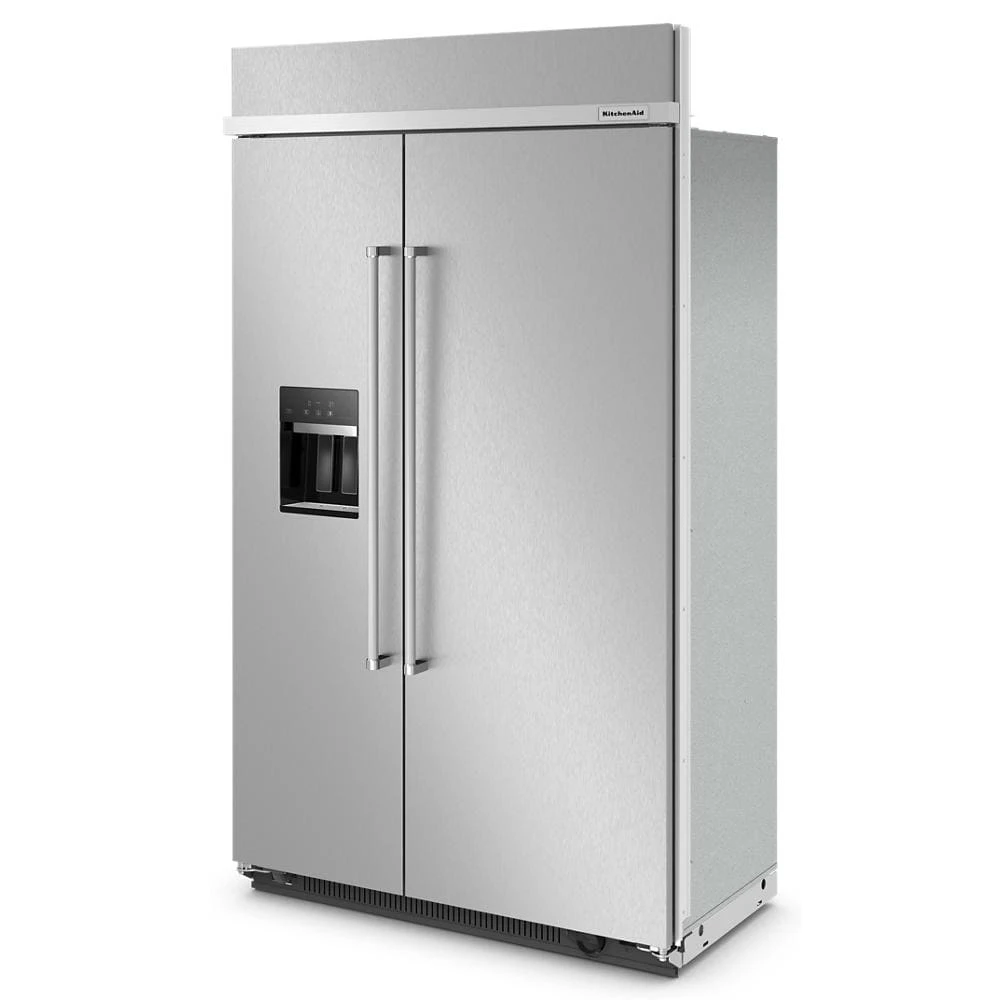 29.4 Cu. Ft. 48" Built-In Side-by-Side Refrigerator with Ice and Water Dispenser KBSD708MPS