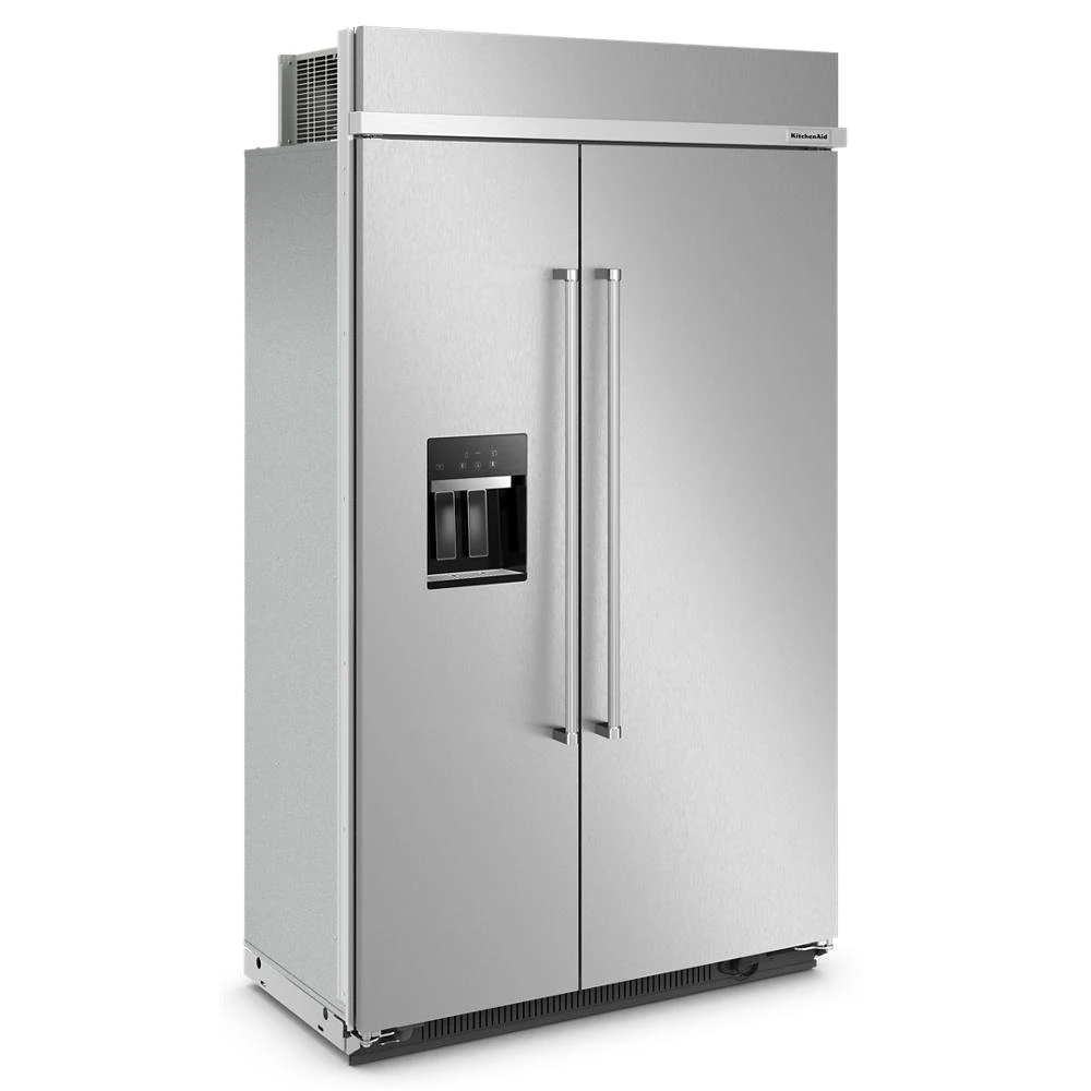 29.4 Cu. Ft. 48" Built-In Side-by-Side Refrigerator with Ice and Water Dispenser KBSD708MPS