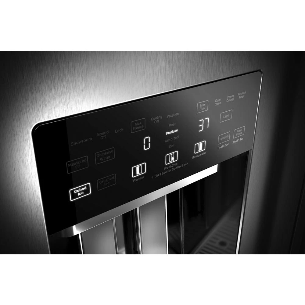 29.4 Cu. Ft. 48" Built-In Side-by-Side Refrigerator with Ice and Water Dispenser KBSD708MPS