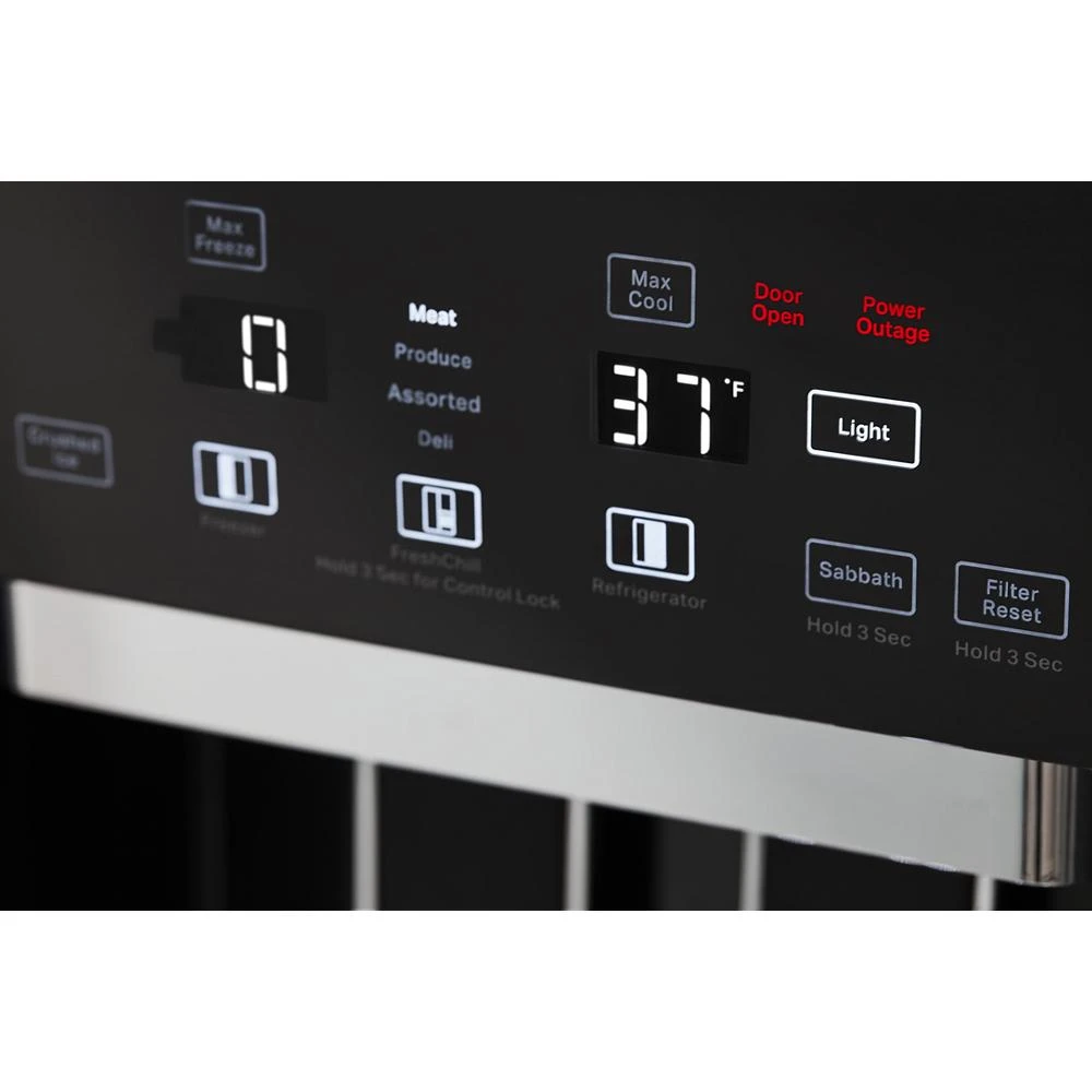 29.4 Cu. Ft. 48" Built-In Side-by-Side Refrigerator with Ice and Water Dispenser KBSD708MPS