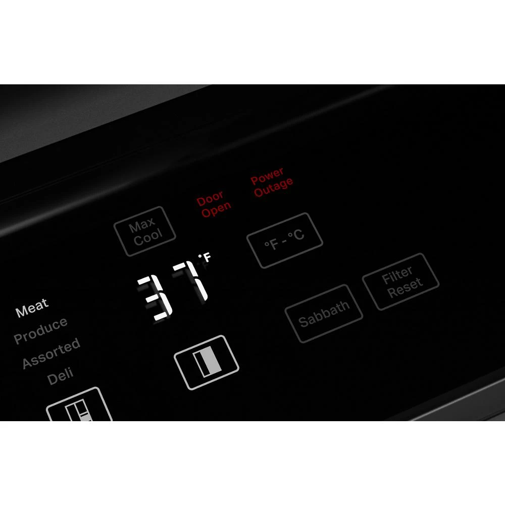 29.4 Cu. Ft. 48" Built-In Side-by-Side Refrigerator with Ice and Water Dispenser KBSD708MPS