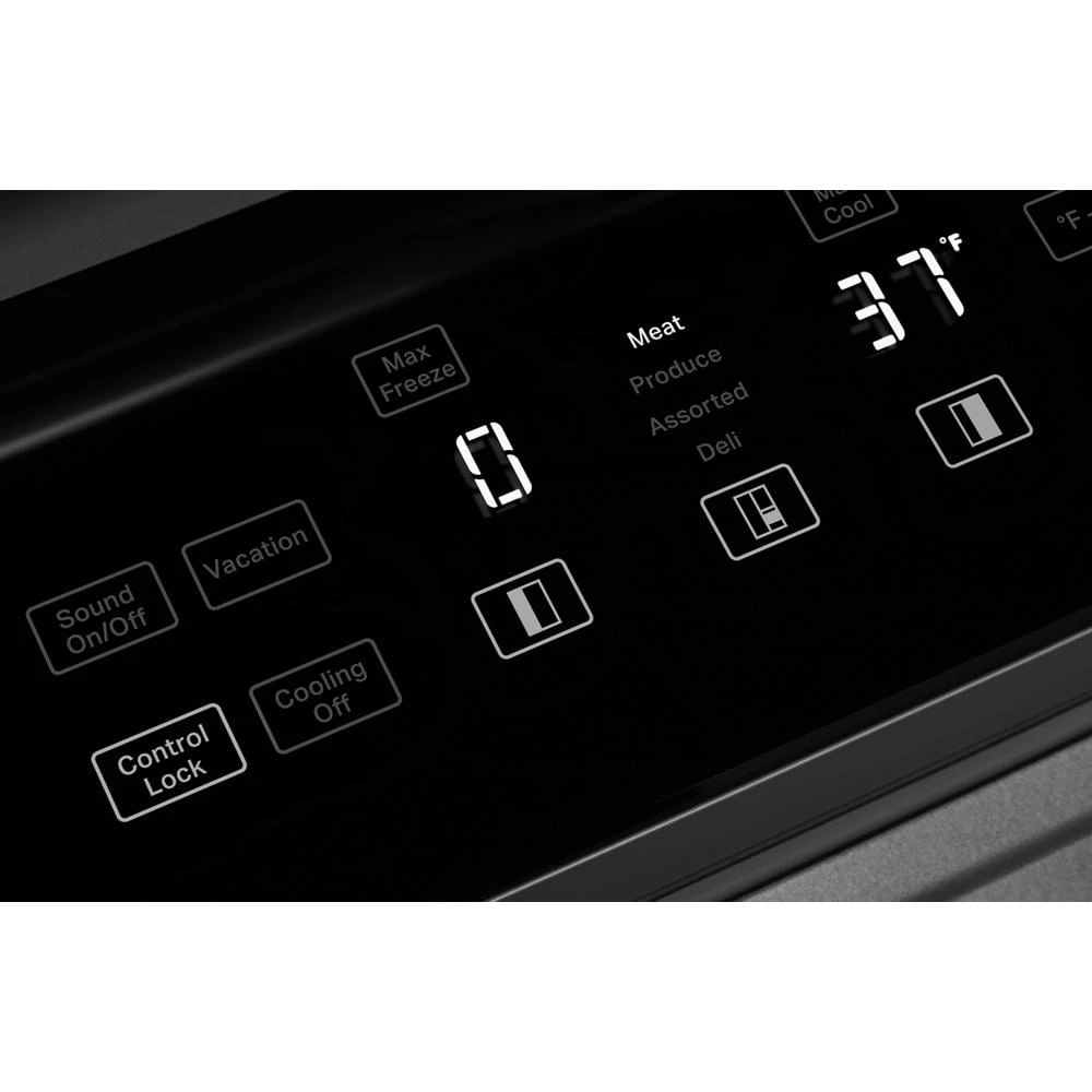 29.4 Cu. Ft. 48" Built-In Side-by-Side Refrigerator with Ice and Water Dispenser KBSD708MPS