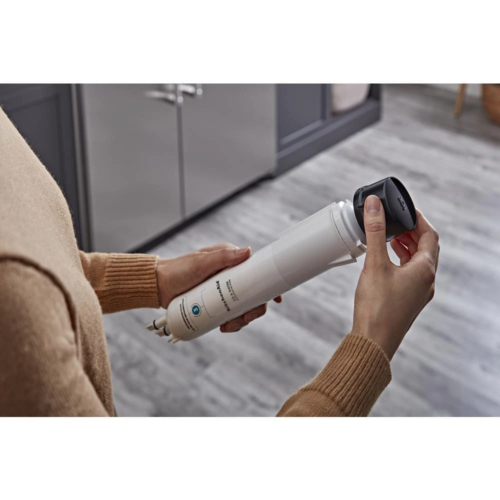 29.4 Cu. Ft. 48" Built-In Side-by-Side Refrigerator with Ice and Water Dispenser KBSD708MPS