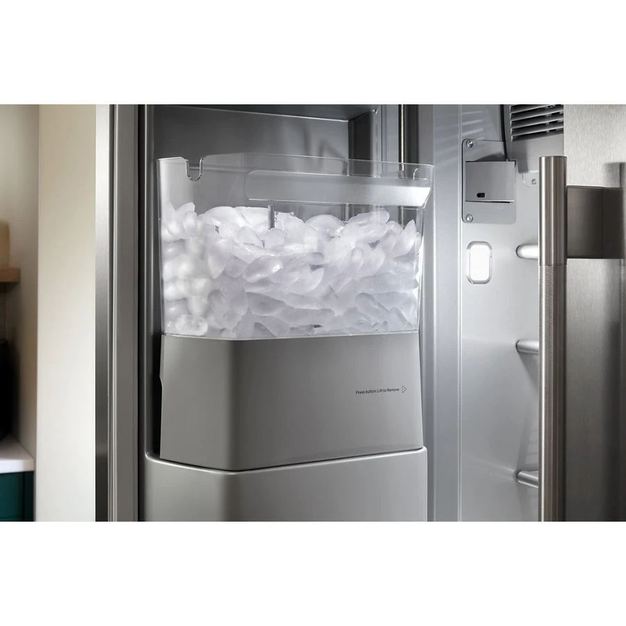 20.8 Cu. Ft. 36" Built-in Side-by-side Refrigerator Features Exterior Water And Ice Dispenser With Measured Fill KBSD736SPS
