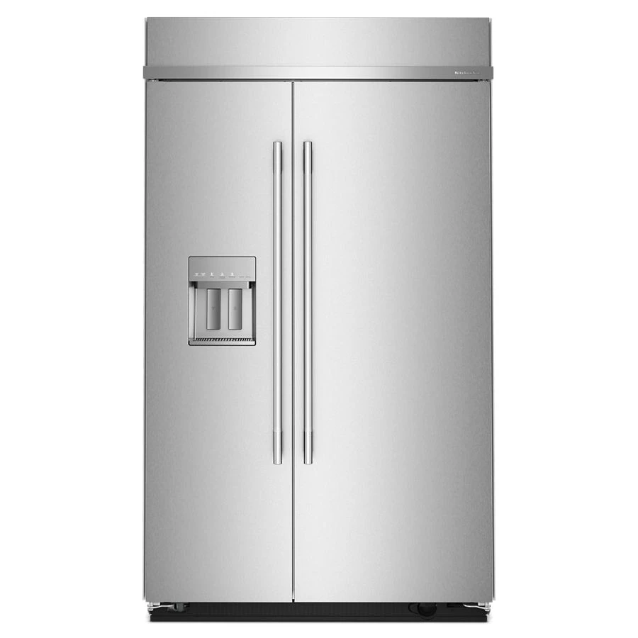 29.4 Cu. Ft. 48" Built-In Side-by-Side Refrigerator features Exterior Water and Ice Dispenser with Measured Fill KBSD748SPS