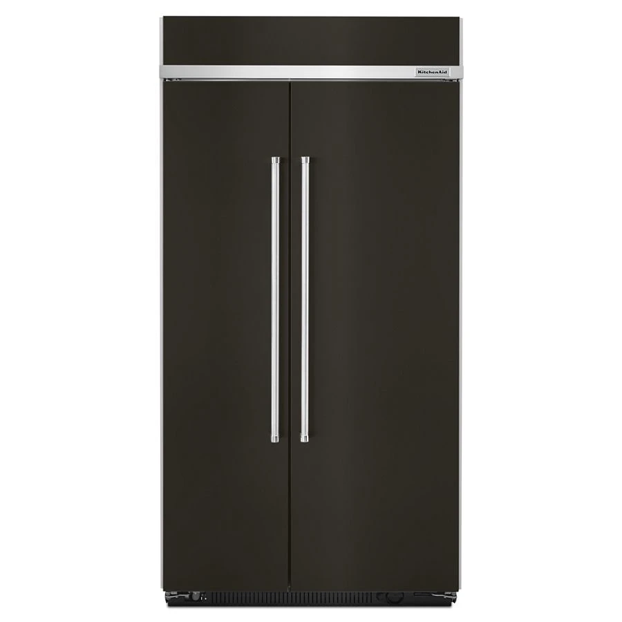25.5 cu. ft 42-Inch Width Built-In Side by Side Refrigerator with PrintShield Finish KBSN602EBS