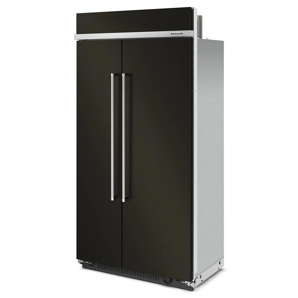 25.5 Cu Ft. 42" Built-In Side-by-Side Refrigerator with PrintShield™ Finish KBSN702MBS
