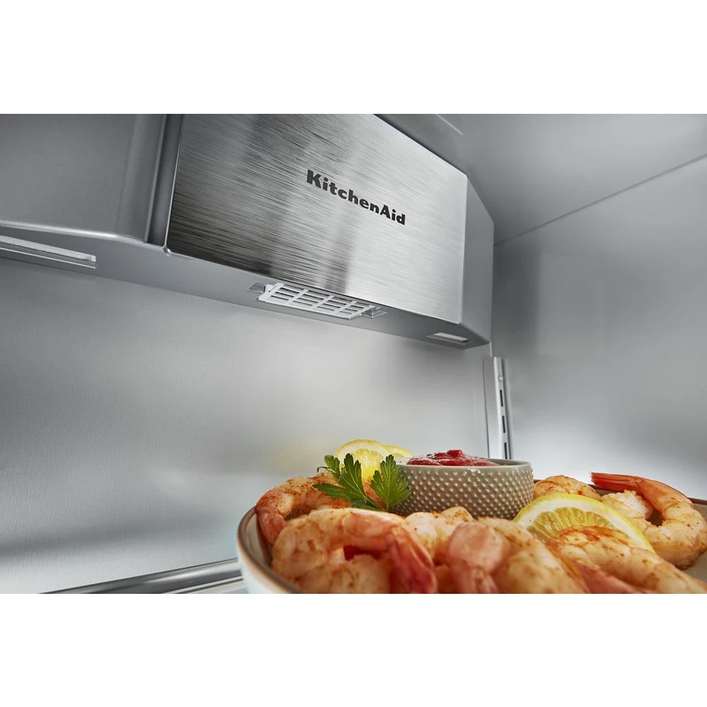 25.5 Cu Ft. 42" Built-In Side-by-Side Refrigerator with PrintShield™ Finish KBSN702MBS