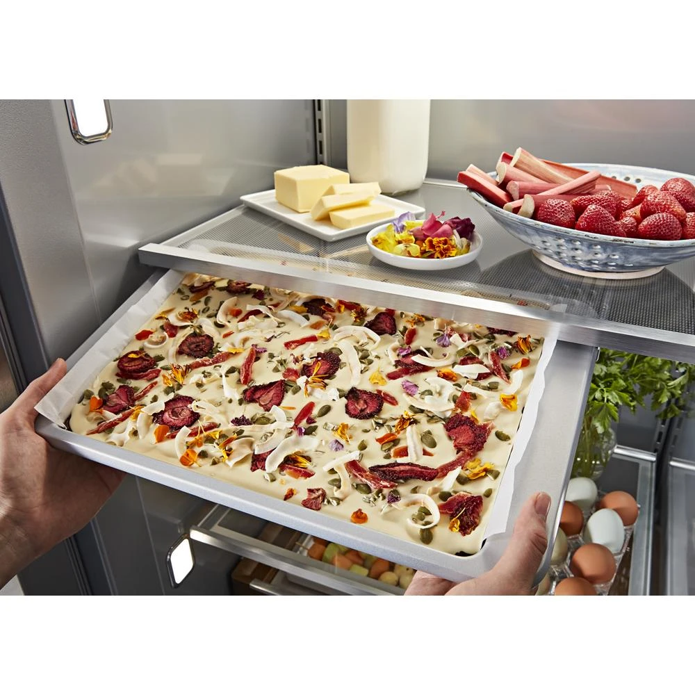 25.5 Cu Ft. 42" Built-In Side-by-Side Refrigerator with PrintShield™ Finish KBSN702MBS