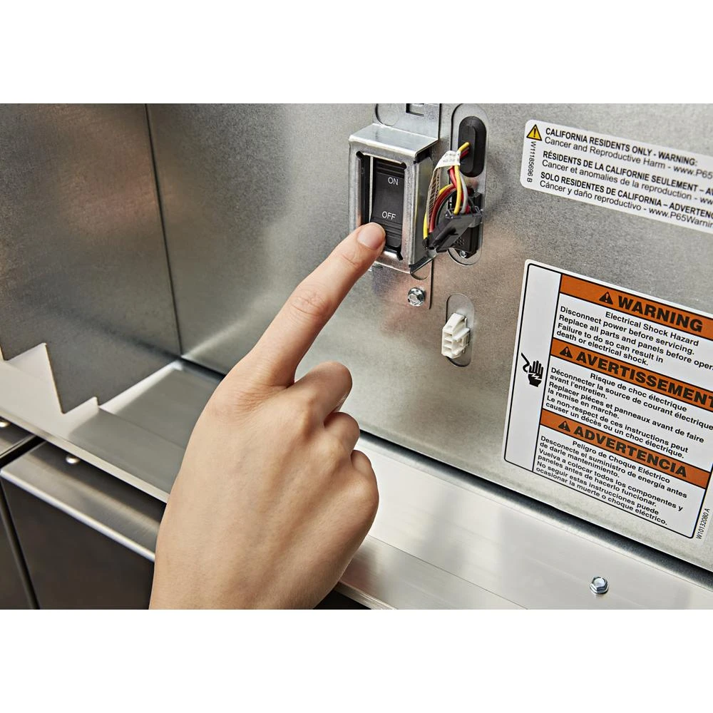 25.5 Cu Ft. 42" Built-In Side-by-Side Refrigerator with PrintShield™ Finish KBSN702MBS