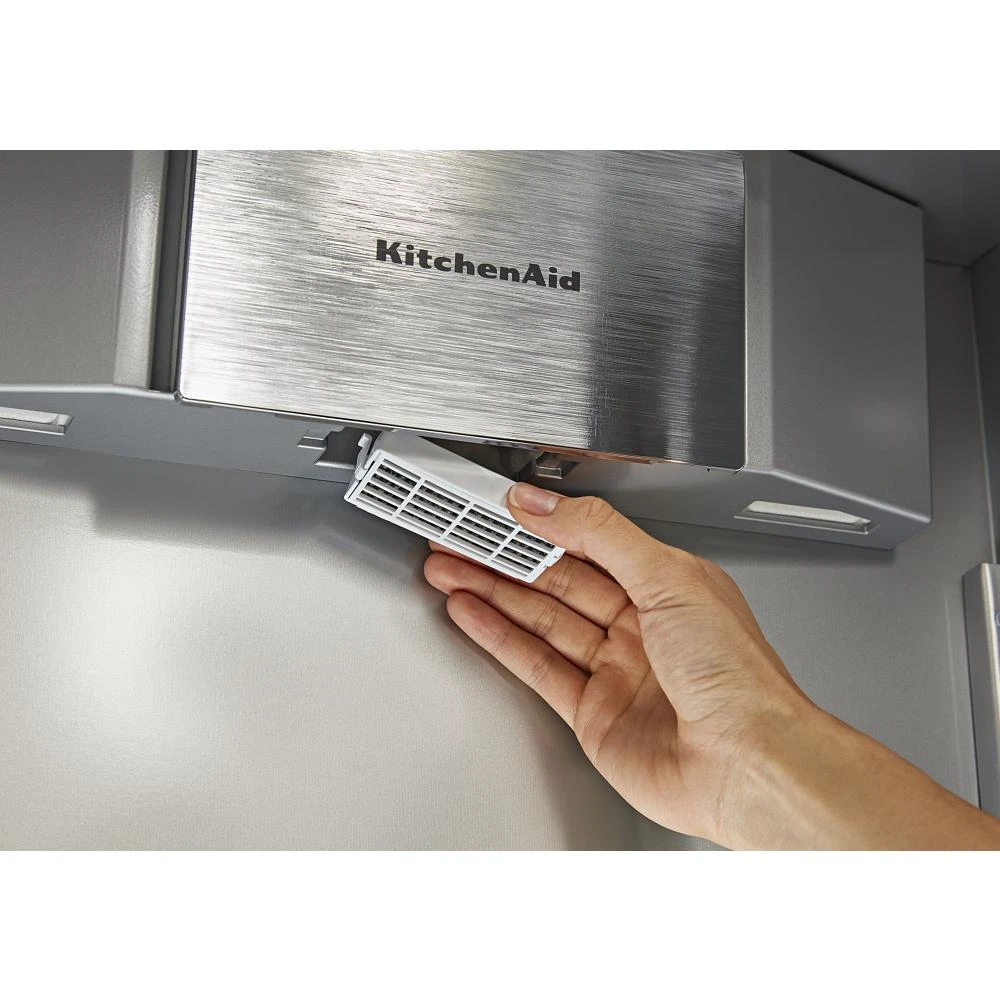 25.5 Cu Ft. 42" Built-In Side-by-Side Refrigerator with PrintShield™ Finish KBSN702MBS