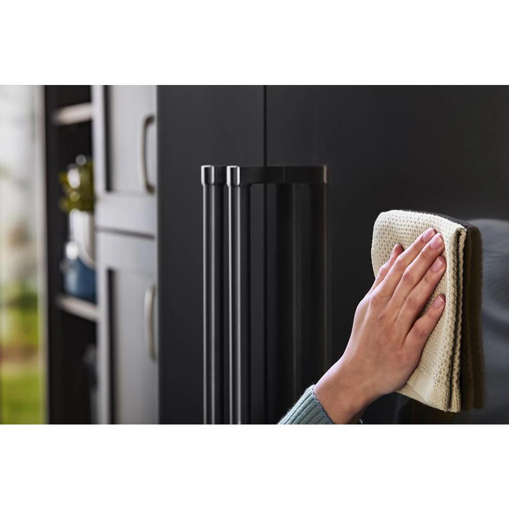 25.5 Cu Ft. 42" Built-In Side-by-Side Refrigerator with PrintShield™ Finish KBSN702MBS