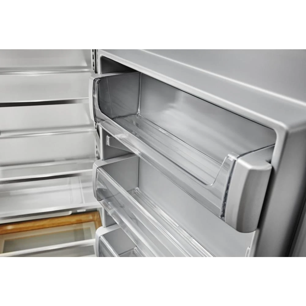 25.5 Cu Ft. 42" Built-In Side-by-Side Refrigerator with PrintShield™ Finish KBSN702MBS