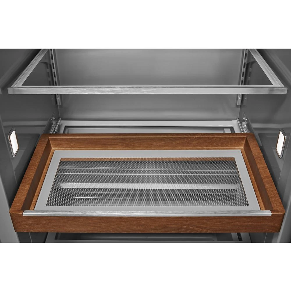 25.5 Cu Ft. 42" Built-In Side-by-Side Refrigerator with PrintShield™ Finish KBSN702MBS