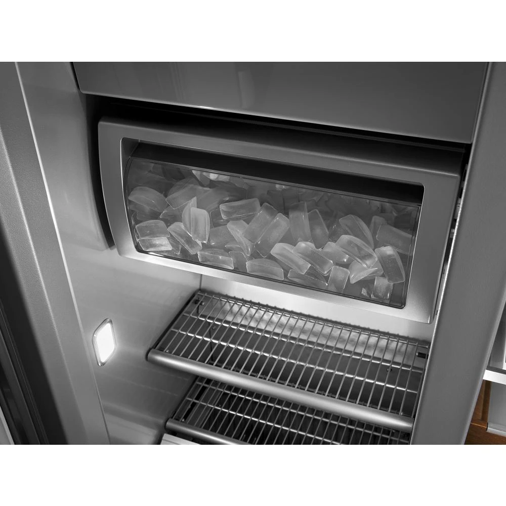 25.5 Cu Ft. 42" Built-In Side-by-Side Refrigerator with PrintShield™ Finish KBSN702MBS