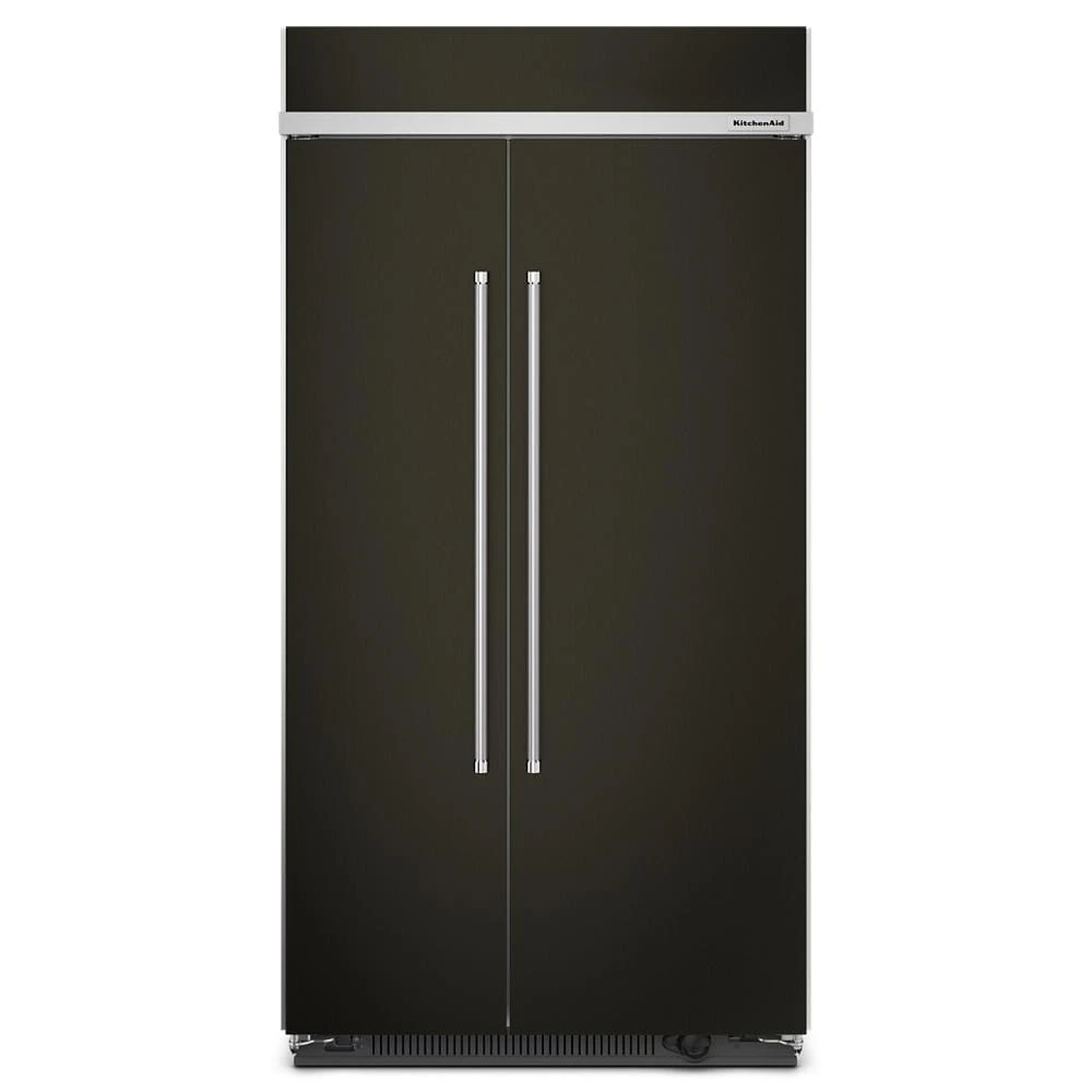 25.5 Cu Ft. 42" Built-In Side-by-Side Refrigerator with PrintShield™ Finish KBSN702MBS