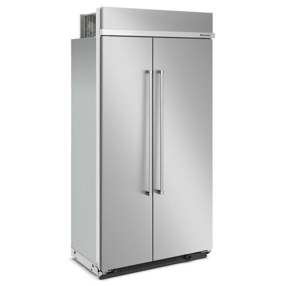 25.5 Cu Ft. 42" Built-In Side-by-Side Refrigerator with Panel-Ready Doors KBSN702MPA