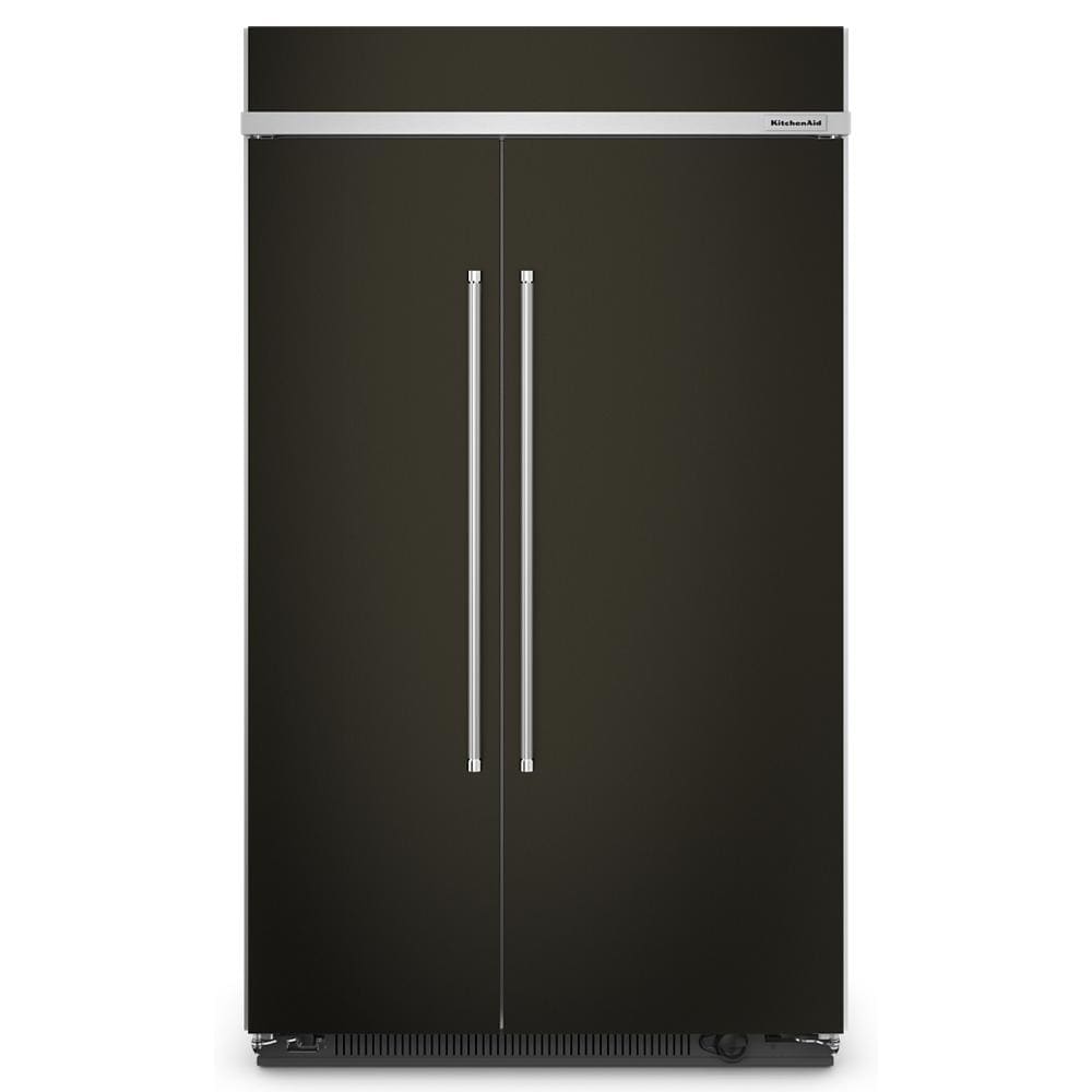 30 Cu. Ft. 48" Built-In Side-by-Side Refrigerator with PrintShield Finish KBSN708MPS