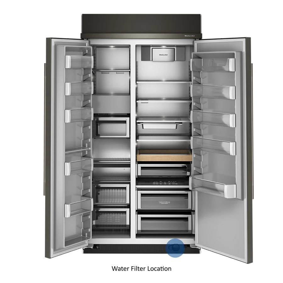 25.5 Cu. Ft. 42" Built-In Side-by-Side Refrigerator with Platinum Interior KBSN742SBE