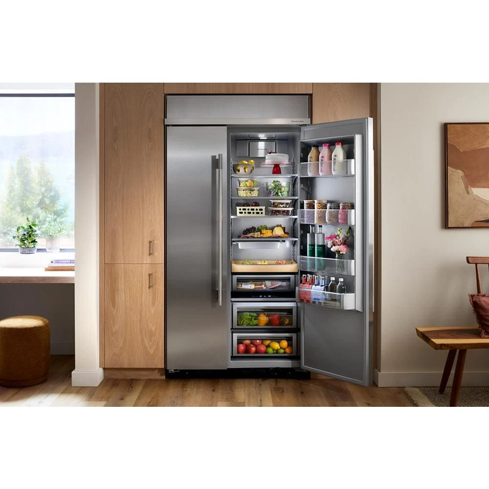 25.5 Cu. Ft. 42" Built-In Side-by-Side Refrigerator with Platinum Interior KBSN742SPS