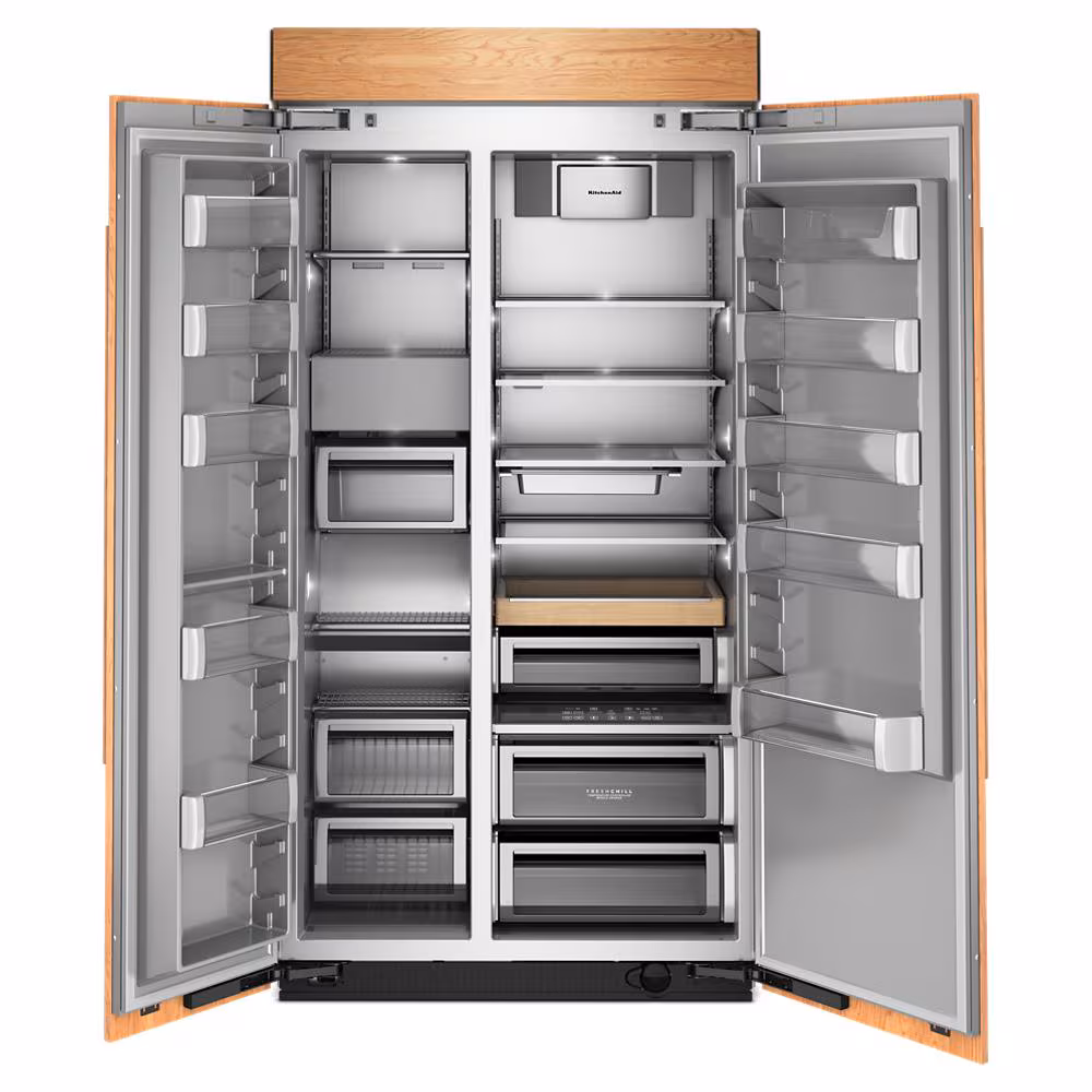 25.5 Cu. Ft. 42" Built-In Panel-Ready Side-by-Side Refrigerator KBSN742TPA