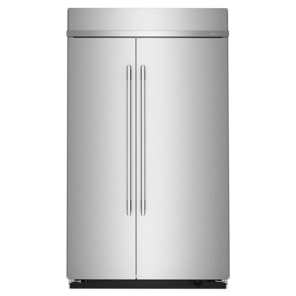 48" Built-In Side-by-Side Refrigerator with Platinum Interior KBSN748SPS
